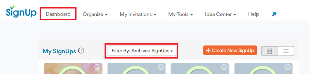 Filter archived signups dashboard.png