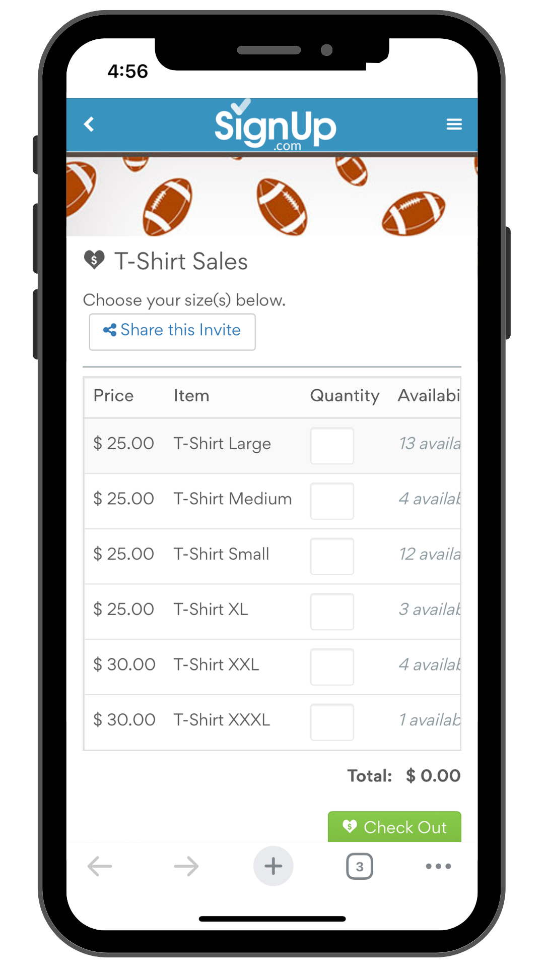 iPhone Football T-shirt Sales.png